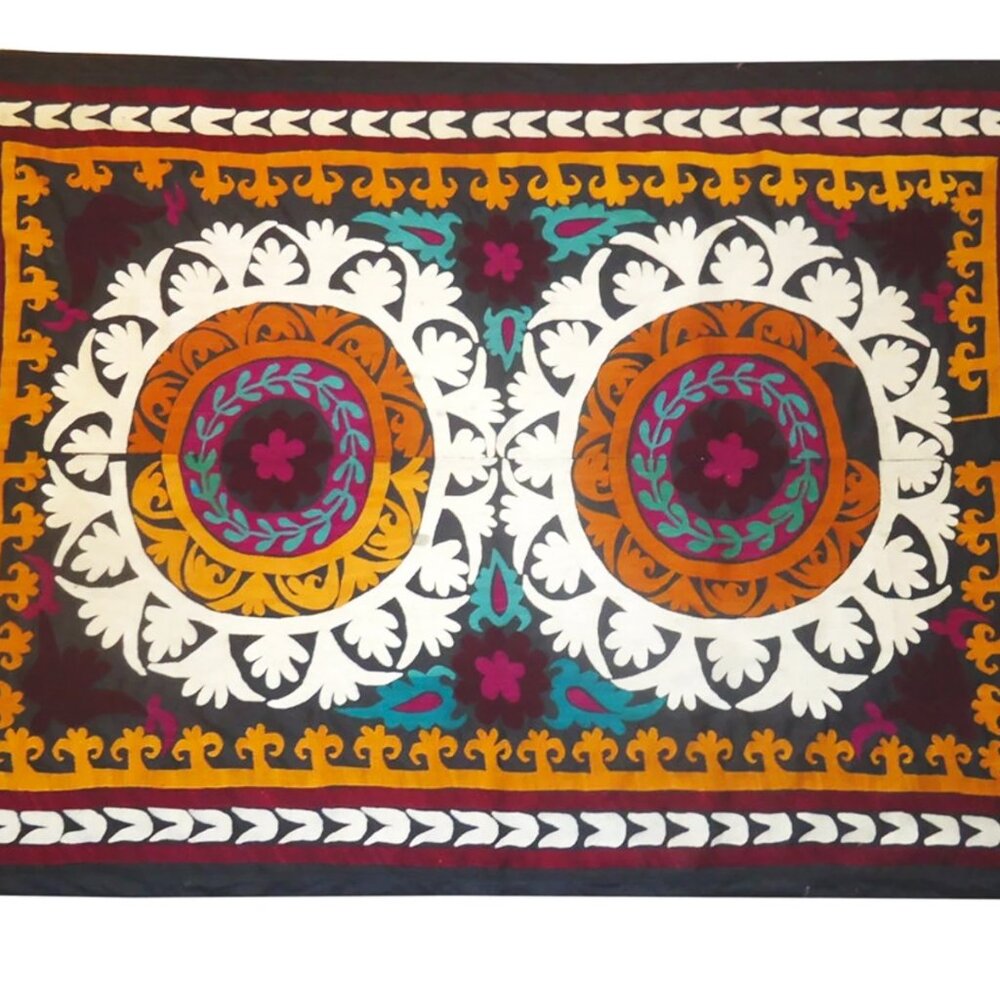 Antique, Authentic Suzani from Central Asia